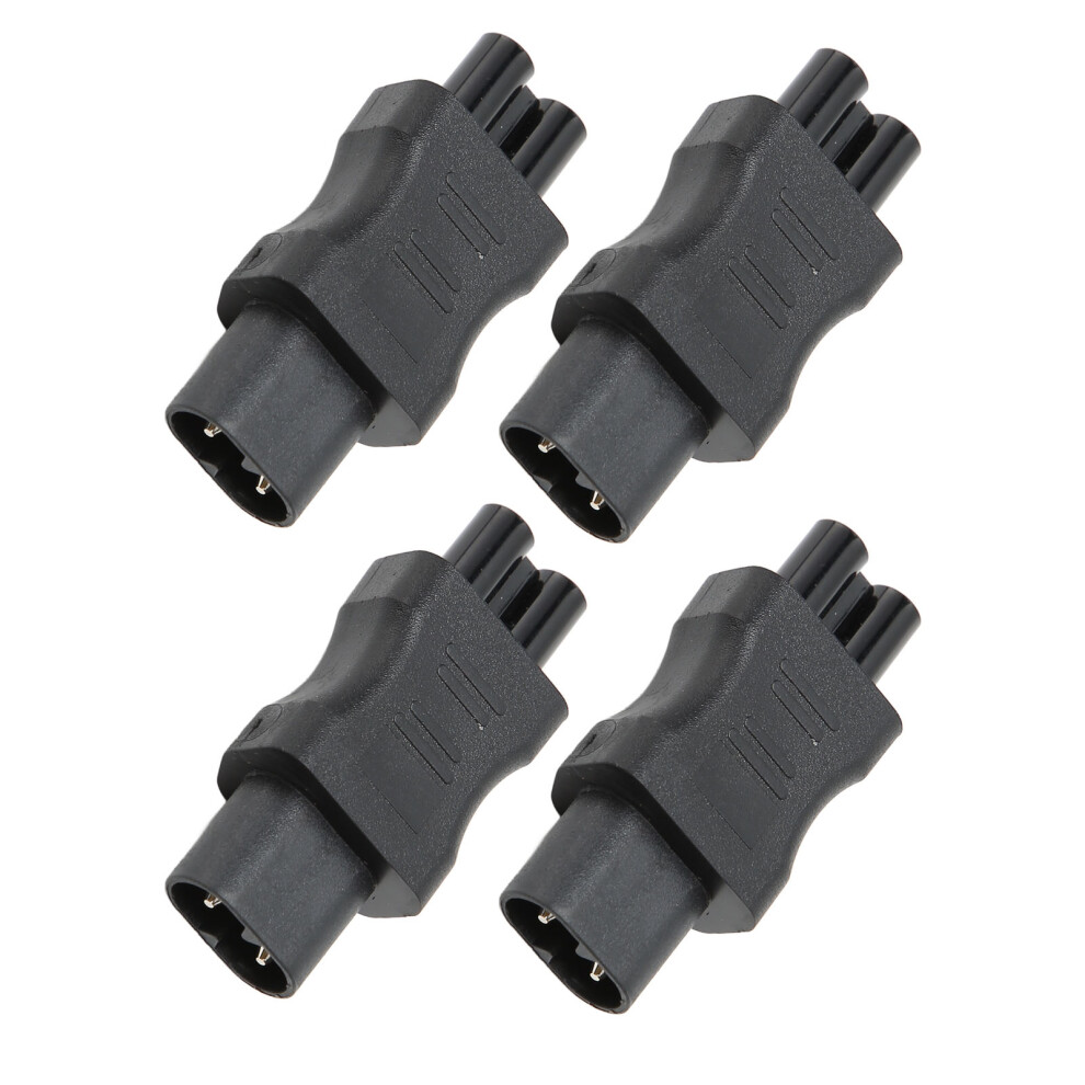 Durable Iec320 C8 To C5 Converter 2.5A 250V For Portable Electronics 4Pk 9331353679249