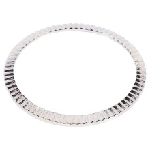 1Stk Alloy Uhrenring Silber Wellenmuster Anti-Kratz Schutz Zubehör