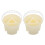 2St Gele Plastic Brush Washer Met Handvat Voor Schilder Tools 3