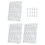 4 Sets Aquarium Kunststoff Gitterteiler Für Bodenfilter 1