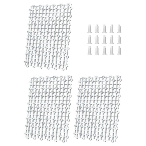 4 Sets Aquarium Kunststoff Gitterteiler Für Bodenfilter