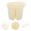 2St Gele Plastic Brush Washer Met Handvat Voor Schilder Tools 6