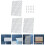 4 Sets Aquarium Kunststoff Gitterteiler Für Bodenfilter 9