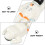 4 Chopstick Rest Keramik Essstäbchen Halter Spatel Weiß 7