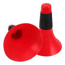 2 Stk. Fußballtraining Lautsprecher 24X7X7 Cm Rot