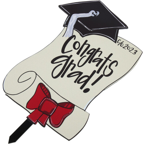 Graduation Outdoor Deko Acryl Multi 1 Satz 2