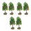 Pack Baumdekorationen Gartenfruchtfigur Falsche Spielzeugäpfel 4