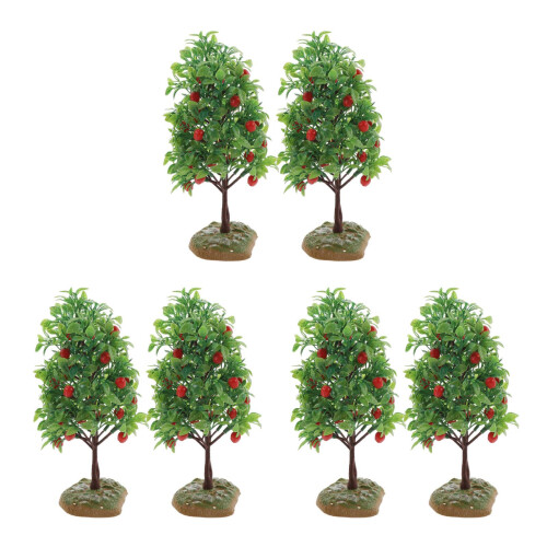 Pack Baumdekorationen Gartenfruchtfigur Falsche Spielzeugäpfel 2