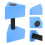 Water Dumbbells Miss Triangular Aqua Gewichte Für Pooltraining 10