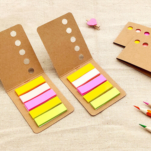 Writable Page Marker Labels Bunt Kraftpapier 12 2