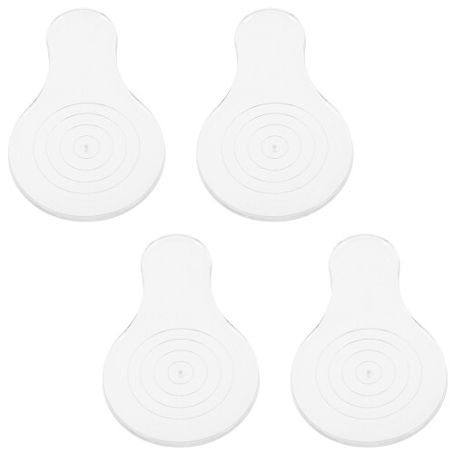 4 Stuks Roller Quilling 10,00x6,20x0,40 Cm Wit 2