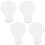 4 Stuks Roller Quilling 10,00x6,20x0,40 Cm Wit 8
