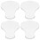 4 Stuks Roller Quilling 10,00x6,20x0,40 Cm Wit 9