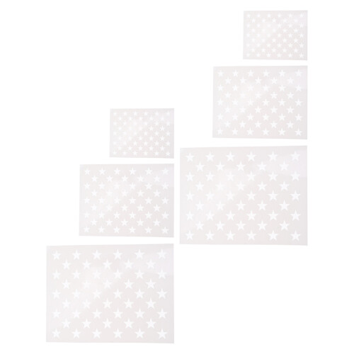 6 Ster Stencil Vijfpuntige Sjabloon Voor Decoratie
