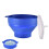 Popcorn Maker Silicone Microwave Popcorn Popper Foldable Blue Reusable Microwave Bowl 5