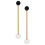 2 Stuks Dubbelzijdige Basdrumstokjes Rubber 11