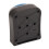 Heavy Duty Waterproof ABS 4 Digit Lock Box with Wall Mount for 5 Keys 7