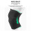 Breathable Kneepad 7611 Black L: Adjustable Compression Sleeve Support 7