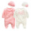 Kleidung Für Kleinkinder Strampler Rosa 1 Set 3