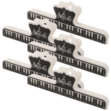 5Stk. Piano Musik Notenblatt Halter Clip Musikseiten Klemme Uk