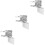 3Pcs Antenna Mount Mast Pole Attic Outdoor Bracket 7