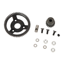 Gehärteter Zahnradsatz 54T/18T 32P Schwarz für 2WD RC-Car