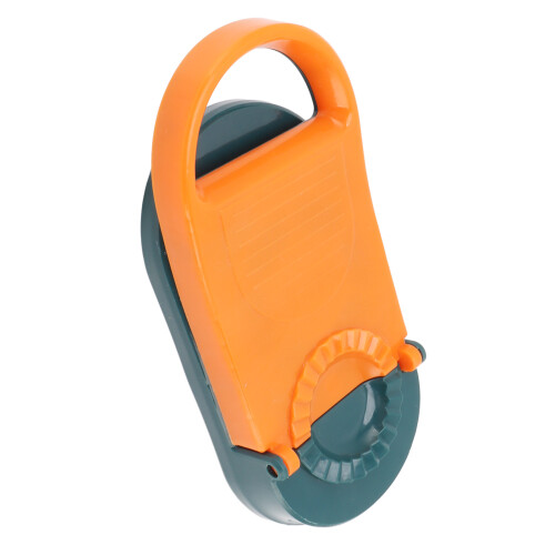 2 in 1 Manual Dumpling Maker Kitchen Tool ABS Orange Multifunctional Mold