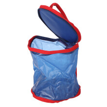 Große Kapazität TPU Golf- und Tischtennisballtasche, faltbar, Blau/Rot
