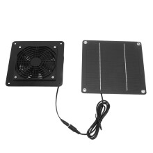 10W Solarpanel-Lüfter-Kit für Gewächshaus & Haustiere Hochgeschwindigkeitskühlung 150cm Kabel