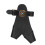 Protective Two-Finger Archery Glove with Adjustable Strap - Black PU Leather 5
