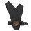 Protective Two-Finger Archery Glove with Adjustable Strap - Black PU Leather 10