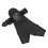 Protective Two-Finger Archery Glove with Adjustable Strap - Black PU Leather 7