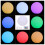 Creative 7-Farben LED Leuchtende Kugel Gartenlampe 7