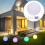 Creative 7-Farben LED Leuchtende Kugel Gartenlampe 3