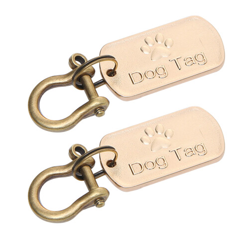 2 RVS Hondenpasje Bruidspaar Huisdier Hanger Hanglabels