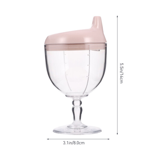Kinder Kunststoffbecher Rosa 5,7x3,14x3,14 1
