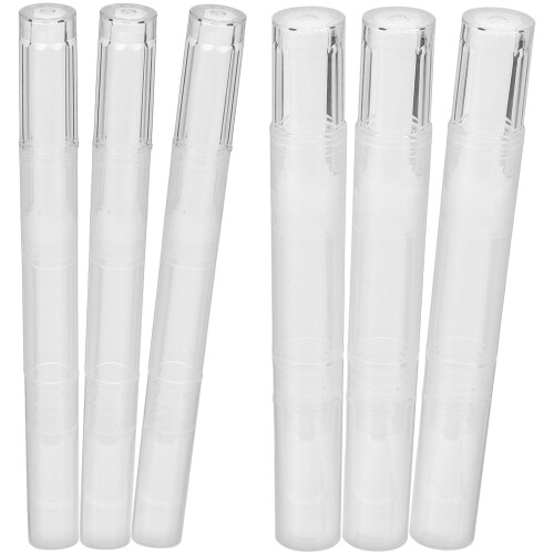 6St Leere Durchsichtige Nagelöl Stifte Refillbar 1