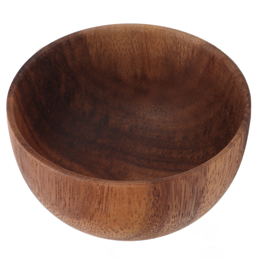 Smooth Surface Acacia Wood Shaving Bowl - Perfect Gift for Men