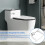 Flush Handle, Flush Lever Set, Zinc Alloy Tank Trip Lever Replacement With Chains, Toilet Handle Kit 2