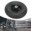 Wheelchair Wheel 7 Inch Non Slip Solid PU Replacement High Bearing Capacity 6