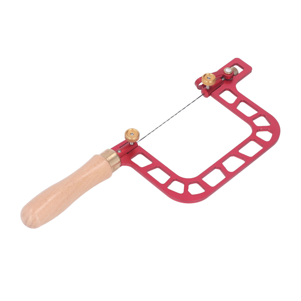 Red Aluminum Coping Saw Frame For Woodworking, Jewelry & Metal 5051353698074