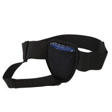 Verstellbarer schwarzer PVC-Gel-Leistenbruchstützgürtel für Erwachsene