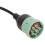 Split Diagnostic Cable 6PIN 9PIN for Vehicle Data Link 121891 9