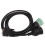 Split Diagnostic Cable 6PIN 9PIN for Vehicle Data Link 121891 13