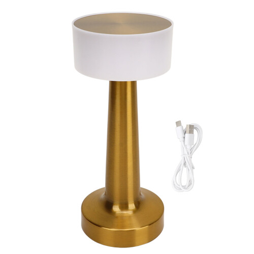 Vintage USB Charging Table Lamp 3 Adjustable Colors Touch Control 1