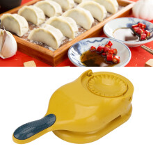 Versatile 2-In-1 Dumpling Maker Tool for Easy Home Cooking - Yellow
