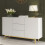 Creative Furniture Diamond Luxe 140cm Sideboard - White Luxury Cabinet 5