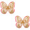 2St Roze Muurstickers Zelfklevend Decor Voor Kinderkamer 6