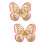2St Roze Muurstickers Zelfklevend Decor Voor Kinderkamer 7