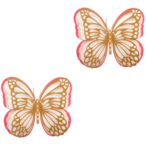 2St Roze Muurstickers Zelfklevend Decor Voor Kinderkamer 2